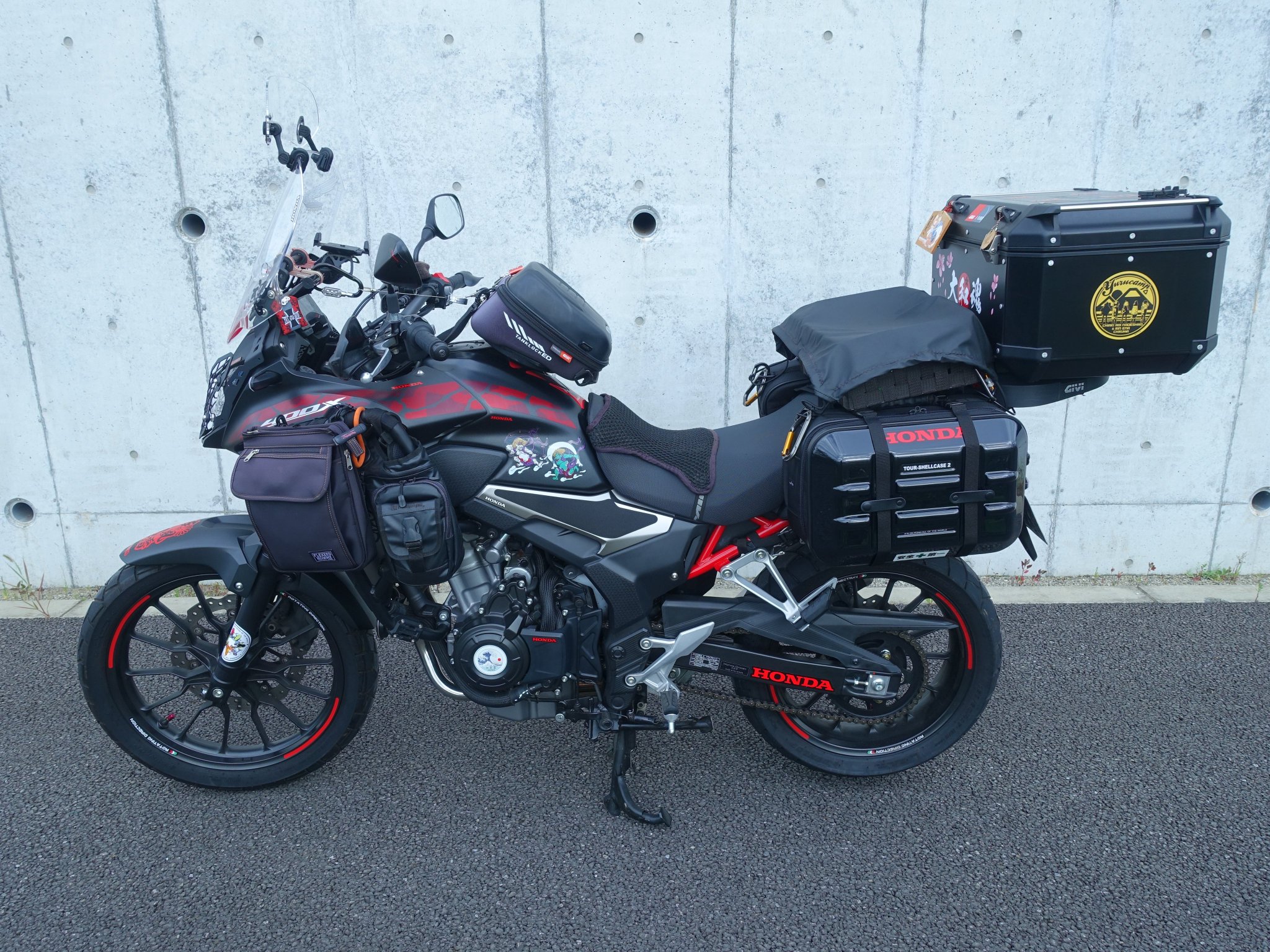 TANAX タナックス　サイドバッグ　ツアーシェルケース　シルバー　新品 タナックス(TANAX) バイク用サイドバッグ MOTOFIZZ ツアーシェルケース