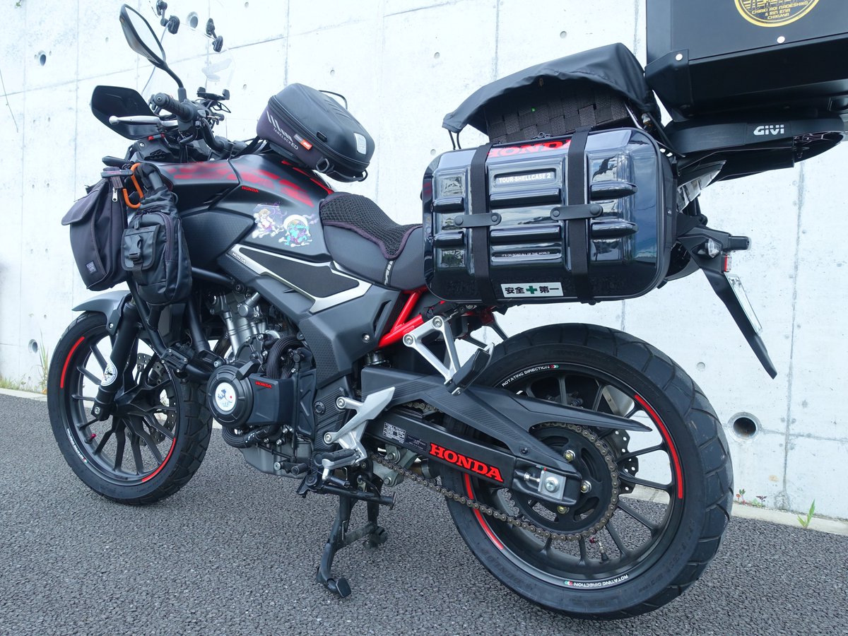 わはーい、タナックスのサイドバッグが届いたので、早速取り付けてみ