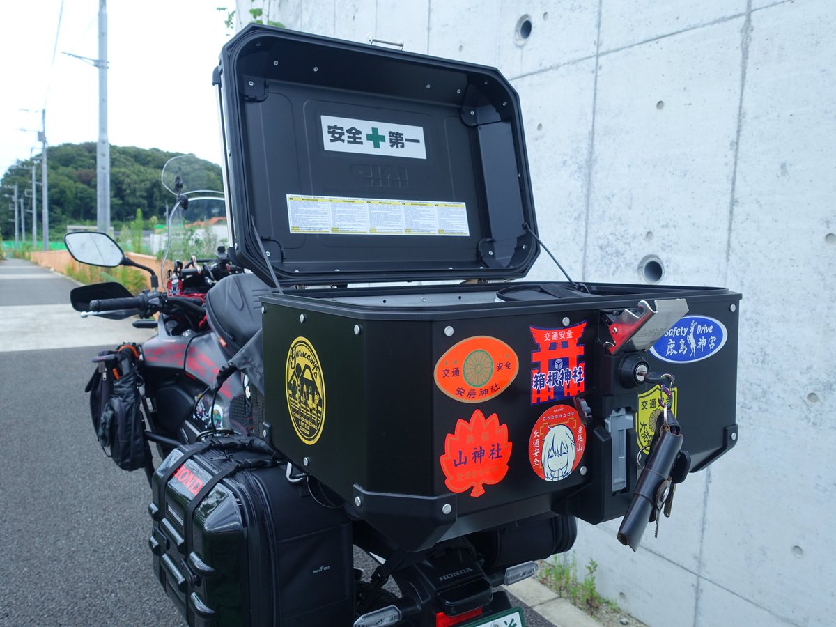 わはーい、タナックスのサイドバッグが届いたので、早速取り付けてみ