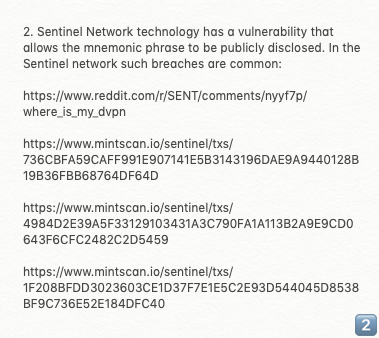 SentinelP2P tweet picture