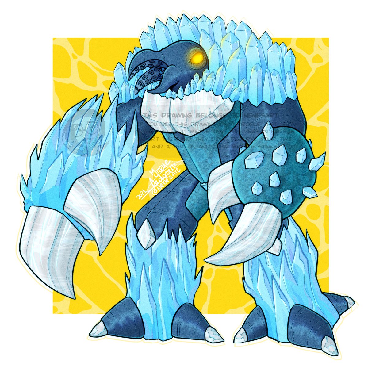 Nene__art's tweet image. Carrapax in Final Evolution
#gormiti #carrapax #finalevolution #ice #procreate #fanart