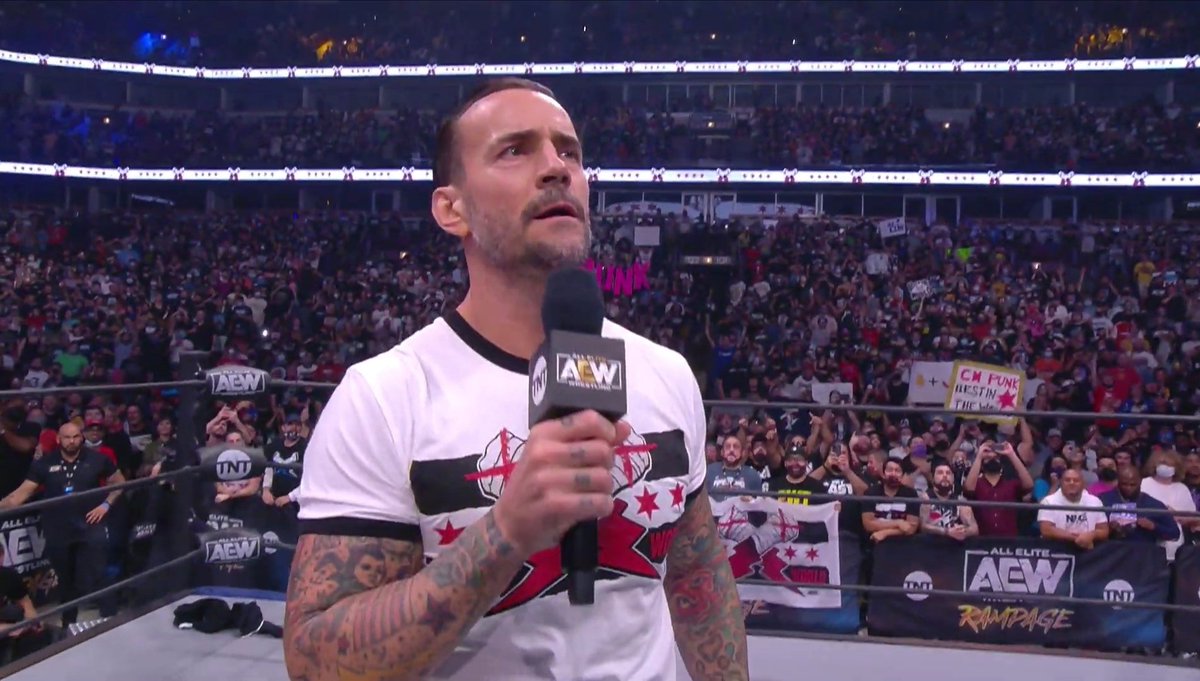 SaviorLezner's tweet image. 2766 consecutive days,we missed you Punk ♥
#CMPunkIsBack 
#AEW #CMPunk #AEWRampage #thefirstdance #CultOfPersonality #StraightEdgeSuperstar
#ChicagoMadePunk