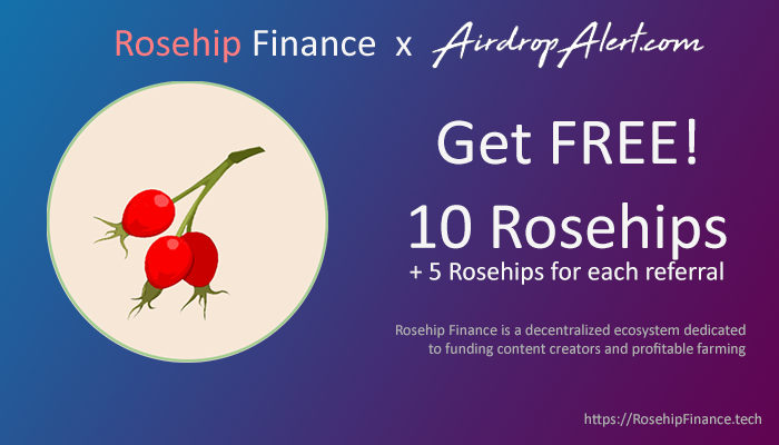 RosehipFinance's tweet photo. ⚡ Rosehip Finance x AirdropAlert!

🔥 Get free Airdrop!

https://t.co/tDc5m9QbsF

#Airdrop #cryptocurrency #TokenSale #BSC #RosehipFinance #Airdrops https://t.co/IIQNKJNSYs