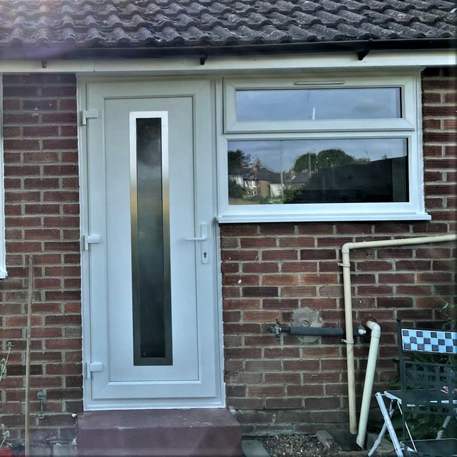 #UPVC Back door with a <a href="/HurstDoors/">Hurst Doors</a> Modern UPVC panel. <a href="/YaleDWS/">Yale DWS</a> lock and 3* <a href="/UltionLock/">Ultion</a> cylinder make the back of your home secure.
<a href="/REHAUWindows/">REHAU Windows UK</a> upvc window and energy efficient <a href="/Planitherm/">Planitherm</a> glass.

Thank you to our suppliers for enabling us to make our customers happy.