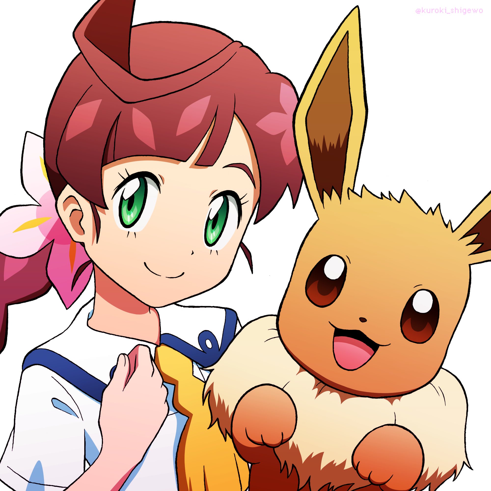 Your Name Is W Flyboi Extended Ver Rt Kuroki Shigewo コハル と イーブイ を描きました 元ネタ アニメ ポケットモンスター ポケモン 新無印 アニポケ ヒロイン ポケモンイラスト イラスト 絵 ポケモン絵描きさんと