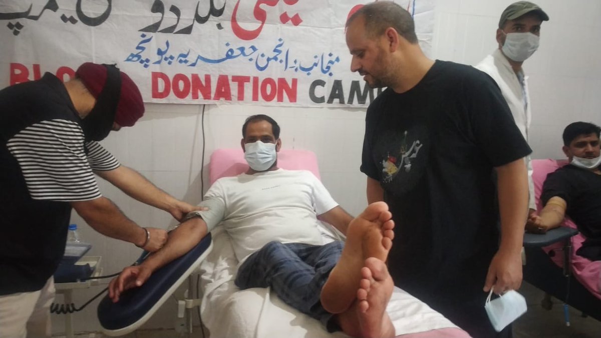 DhPoonch's tweet photo. Blood Donation camp organised at DH poonch on 19/08/2021 By Anjuman-e-Jafaria Poonch
#Ashura2021 #HussainForJustice #Hussaininspires https://t.co/dZqrw4hABX