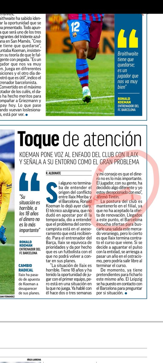 GUSTAVOSERRANOG's tweet photo. @marca @FCBarcelona_es  , en el @marca de Hoy......Tintín ??? La verdad que tiene parecido con @RonaldKoeman!!! https://t.co/1NX7eYl9kU https://t.co/mlqpp54YHE