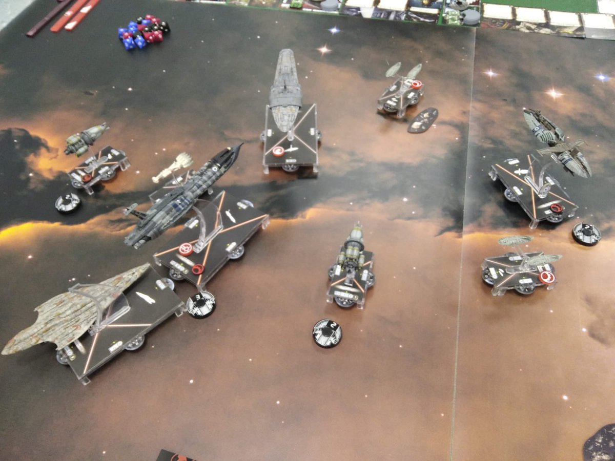 Atalaya_Vigia's tweet photo. ✅ Ayer #Viergames jugaron a… 

#Armada

Partida de #StarwarsArmada entre @yggdragil con Raddus y @villatil con Kraken. Ajustada victoria rebelde por 193-182 en una partida espectacular.

@atomicmassgames
@FFGames_ES 
#wargames #StarWars @rebelfleethq https://t.co/W1Zkjp6lAa