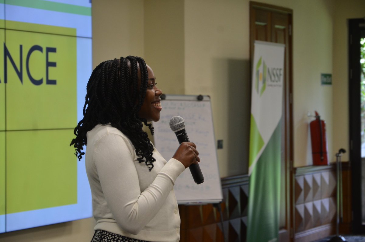 NSSF_ke's tweet photo. NSSF's Investment Manager Ruth Mutonyi speaking on the Fund's performance and the improvements made in the governance structures.
#SocialSecurityWeek
#LeaveNoOneBehind https://t.co/GfQioFhZLt