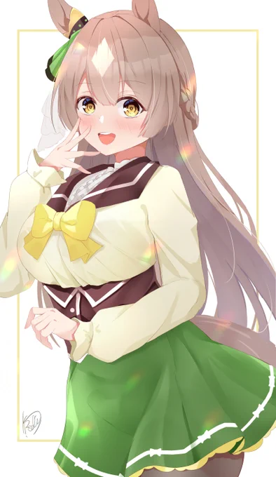 私服サトノダイヤモンドちゃん💎
 #ウマ娘 