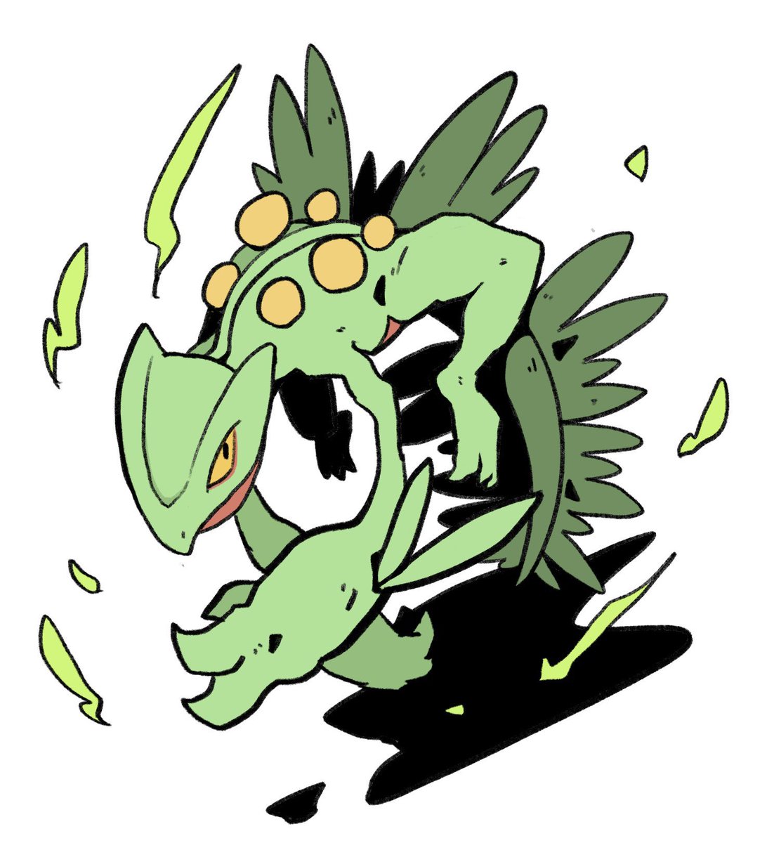 ポケモン ジュカイン ポケモン ラムフォードのイラスト