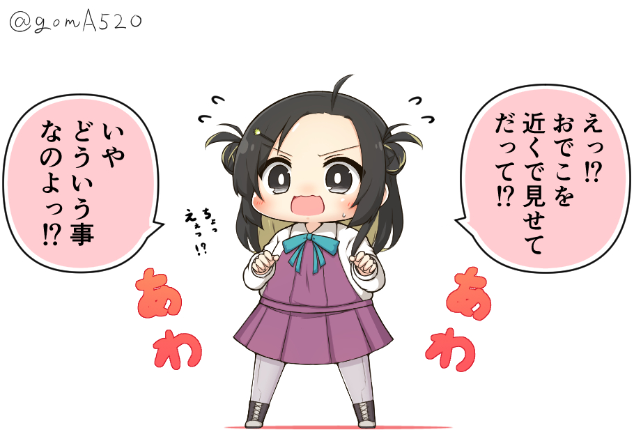 おでこフェチな提督さんの鎮守府に着任した巻波ちゃん 