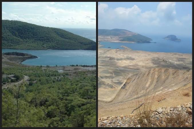 EkolojiR's tweet photo. Akkuyu Nükleer Santral İnşaatı 
      Öncesi            /            Sonrası https://t.co/JjcfqnF32o