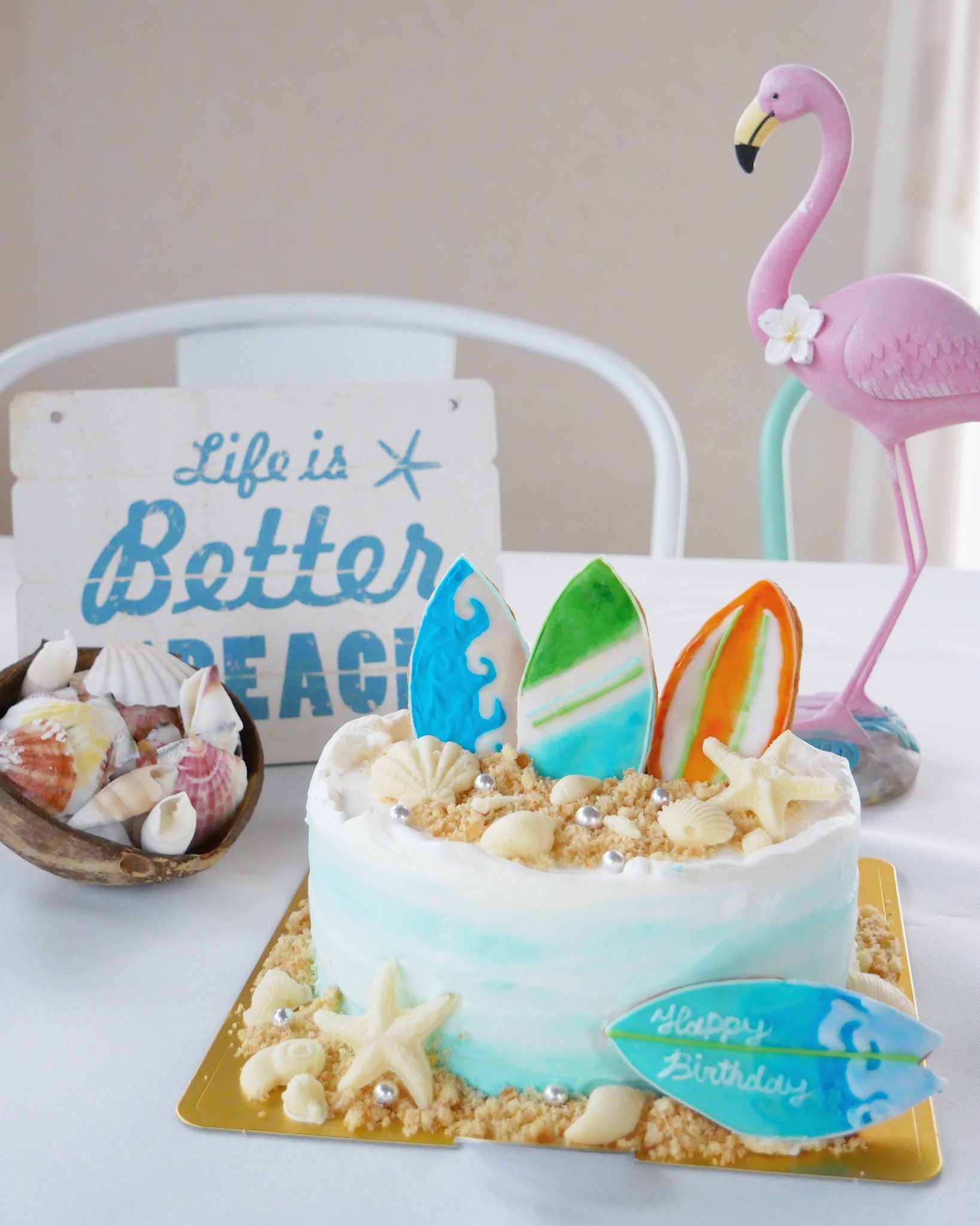 れぴら 海とサーフィンをイメージして 作ったケーキ れもフェス 夏をつくろう21 お菓子作り好きな人と繋がりたい T Co P1zpisx8gr Twitter