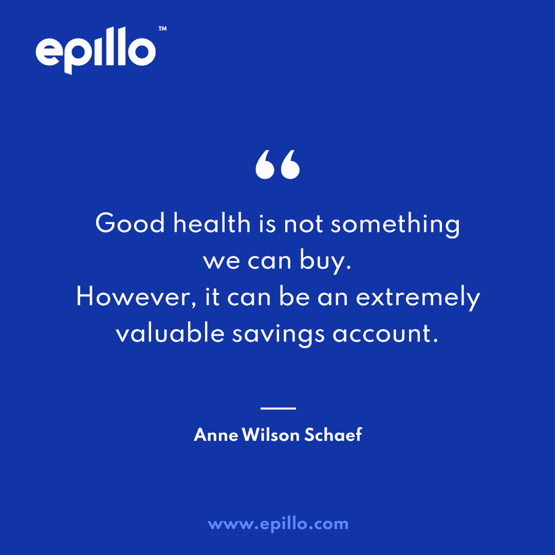 EpilloHealth's tweet photo. “Good health is not something we can buy. However, it can be an extremely valuable savings account.”-Anne Wilson Schaef.
#healthquotes #positivemind #Epillo #digitalhealthcare #Medtech https://t.co/roseVy9Eok