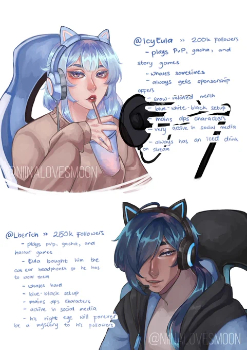 [ #GenshinImpact / #Kaeula ]

kaeula streamers au bc i've been playing too much valorant lately 