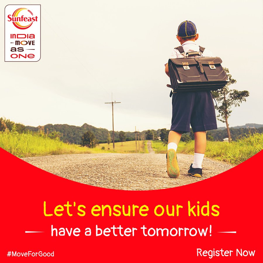 New Normal’ for you isn’t quite as fun as the new normal for lakhs of children impacted by the ruthless pandemic. They can rise up if we stand up for them. Register now: sunfeastindiamoveasone.procam.in @Indiamoveasone #MoveForGood #SIMAO