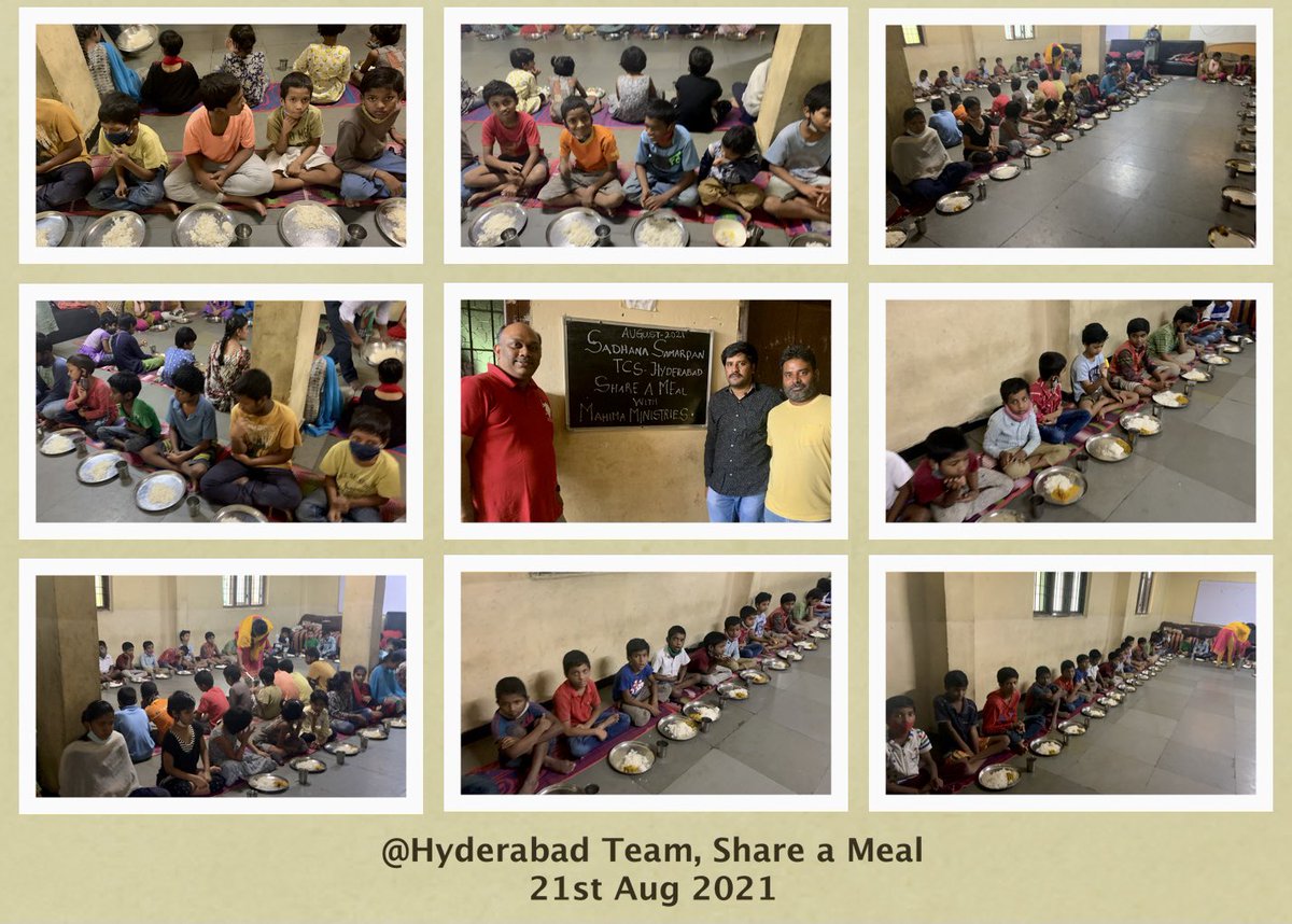 itsmegiri's tweet photo. Share a Meal at Hyderabad to 90 plus kids #Purpose4Life #SadhanaSamarpan @People_TCS @AnupamSinghal5 @aasha2015 #TCSP4LSadhanaSamarpaNMonth
@gurutrev https://t.co/AZRA0gM8t0