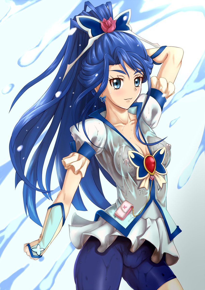 去年描いた濡れ透けアクア 