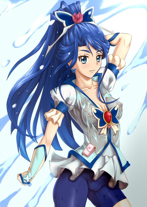 去年描いた濡れ透けアクア 