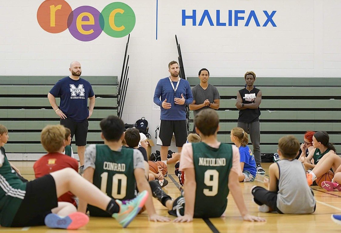 So happy to be in Halifax this weekend giving back to the next generation of hoopers! 💥🏀⭐️ #EastCoastBasketball #GiveBack #Phenom