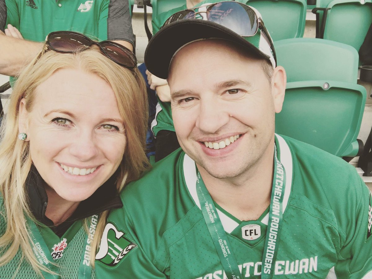 angiebalk's tweet image. Celebrating 22 years of being Mr &amp;amp; Mrs 💍🥂 today pretty much ensures a @sskroughriders W-I-N tonight!!! 

#riderslive #Riderslive #CFLGameday #CFLonTSN #CFL
