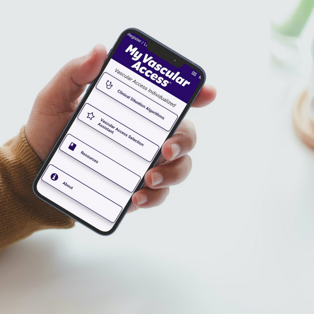 ✨ My Vascular Access ✨  uses the KDOQI Clinical Practice Guidelines For Vascular Access and patient-specific factors to analyze the most appropriate vascular access treatment for each patient.

We can't wait to share more information about this app with you!
