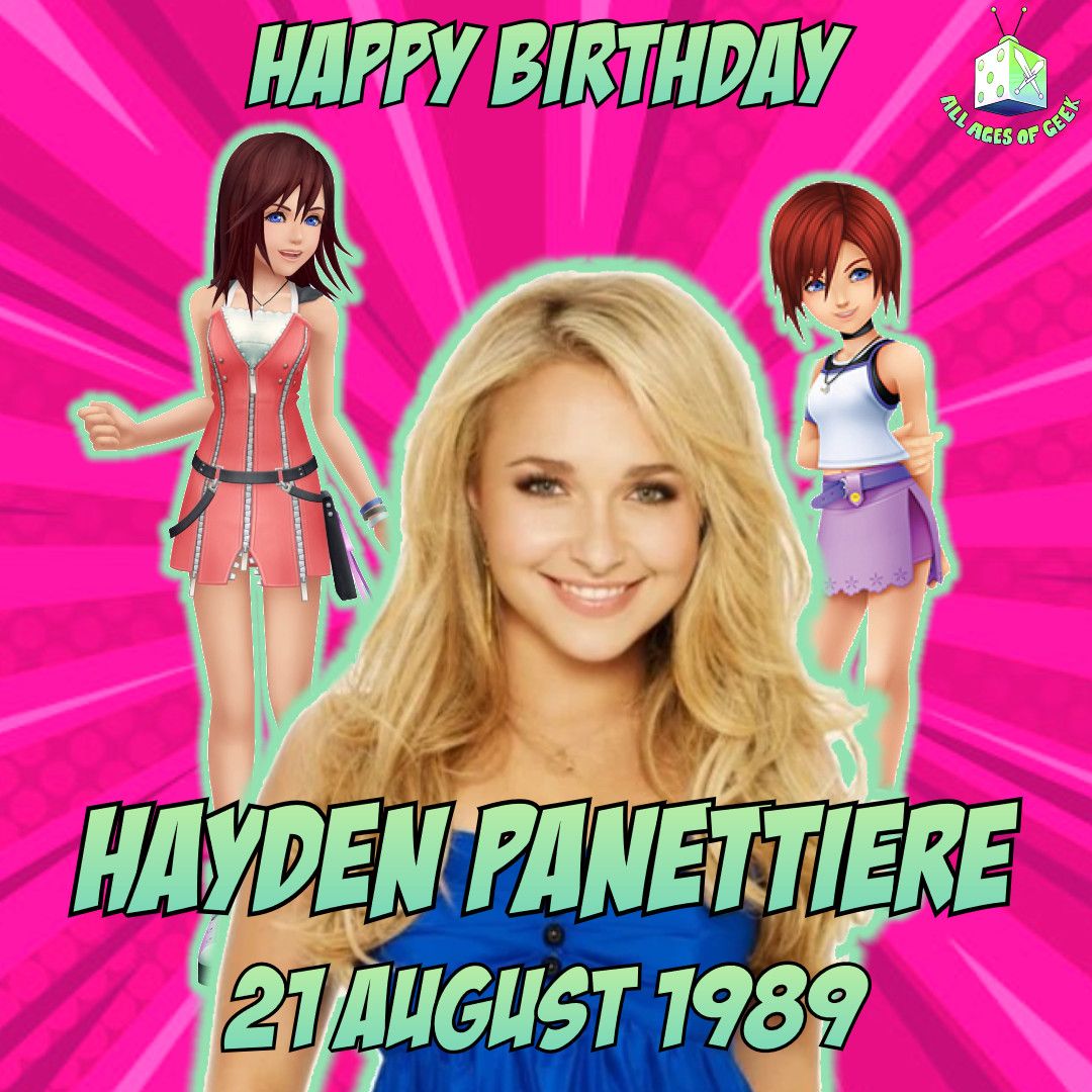 Happy birthday  to actress and VA for Kairi in 1 and 2, Hayden Panettiere! 