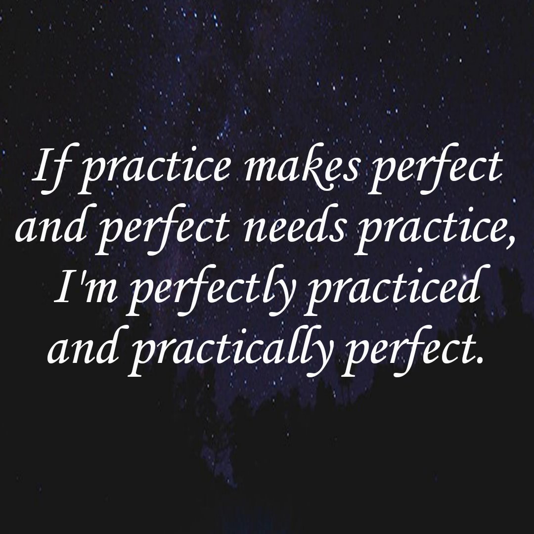 Anglo360's tweet image. If practice makes perfect and perfect needs practice, I'm perfectly practiced and practically perfect.

#italki #LanguageLearning #italkiteacher #LearnEnglish #italkitutor
