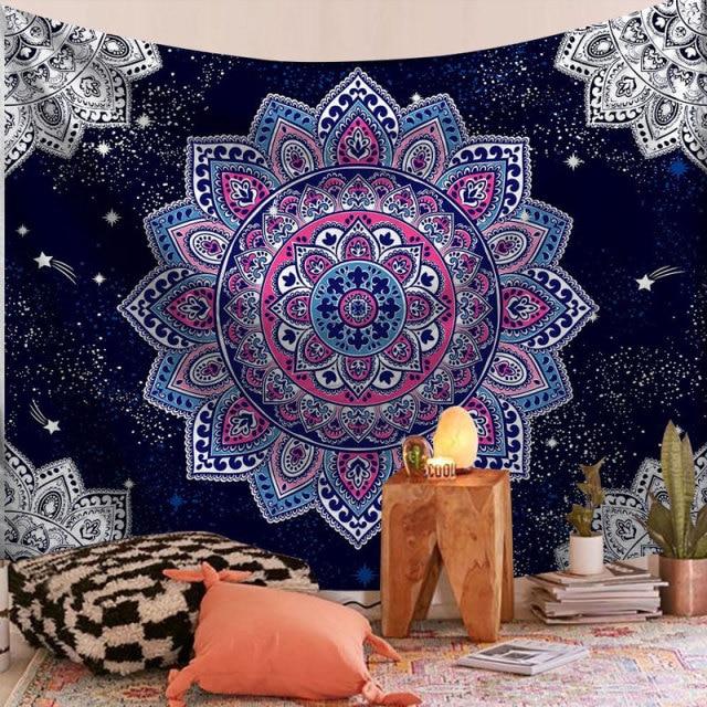 AmazeCentral's tweet photo. 🔥⁣🔥⁣ New arrival! 🔥⁣🔥⁣
⁣
We are fully stocked on the new Indian hippie Bohemian Psychedelic Golden Blue Peacock Mandala Wall hanging Bedding Tapestry! selling at 8.05 Check them out in store or on our website! https://t.co/X14HWLN7ky