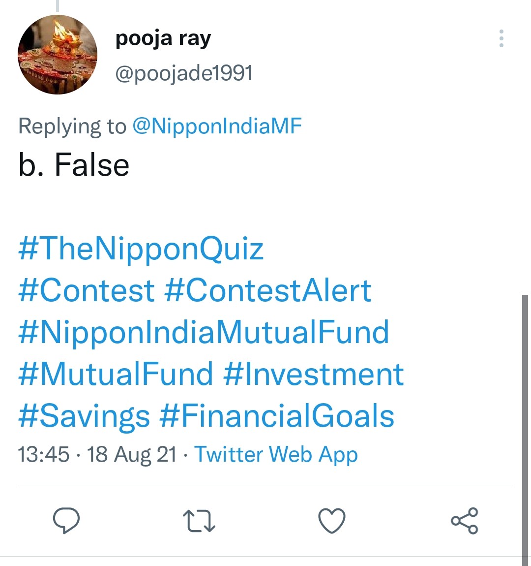 TheDataAnalyser's tweet photo. @NipponIndiaMF Congratulations Fake Winners
@rajdk1989
@poojade1991
Both winners identical data, identical time of sending entry
#fakewinners
#nipponindiamf
@relnipponlife
@NNpafs
@NipponIndia
@NipponIndiaMF
@Indian_Contests
@contests2share
@indiContest
@INDIWINNERS
@india4contests https://t.co/NsWoie8gDB