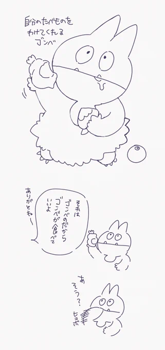 ゴンベの絵 