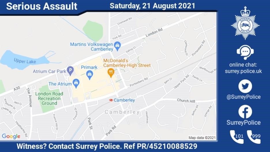 Did you witness a serious assault at Tru Nightclub in #Camberley this morning at  2:30am? 

If you have any info please DM (<a href="/SurreyPolice/">Surrey Police</a> ) us quoting ref PR/45210088529 If you do not wish to leave your name, please call the independent charity Crimestoppers on 0800 555 111.