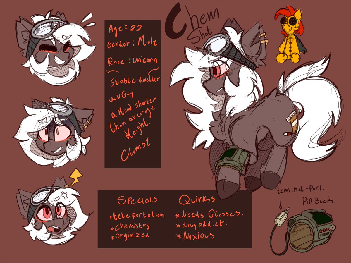 star_theft's tweet photo. My Little Stable-Dweller. β¨
#Ashestown #Falloutequestria #Stabledweller #Pipbuck #Pipboy #plush #Charactersheet #OriginalCharacter #Unicorn #Sketch #Mlp #Brony https://t.co/Rb70UTpUaX