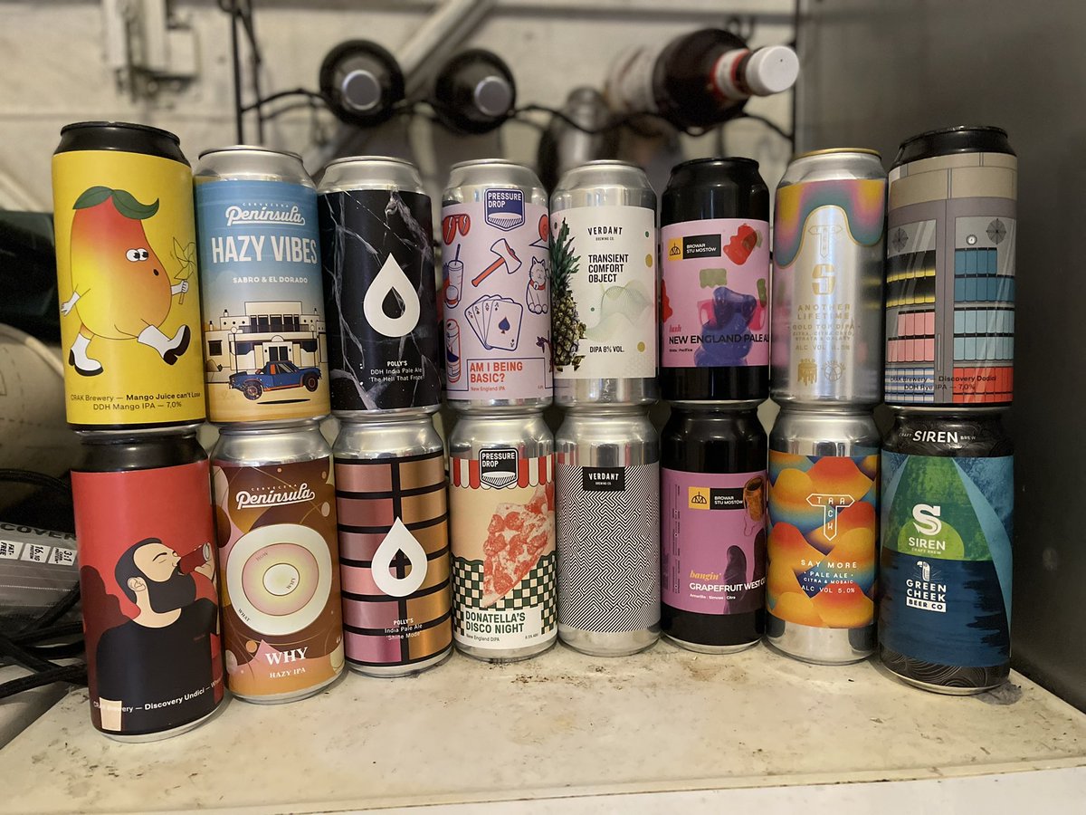 BrennansBubbles's tweet image. @HonestBrew delivery featuring @VerdantBrew @CrakBrewery @pollysbrewco @trackbrewco @PressureDropBrw #stumostow #peninsula @SirenCraftBrew @BurntMillBeer #CraftBeer #letsgetcrafty #craftbeernontcrapbeer #ipa #dipa #tipa #paleale #neipa