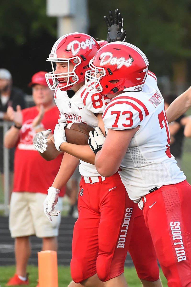 CPdogsfootball's tweet photo. We were honored to play in Indiana’s longest standing Football rivalry last night dating back to 1907. Place was electric. Hats off to Coach Kilmer, staff and the Red Devils for a hard fought battle. #Unleashed https://t.co/HET42xWo1r