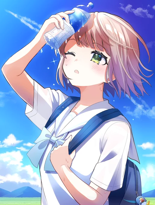 「暑いね」 #オリジナル 