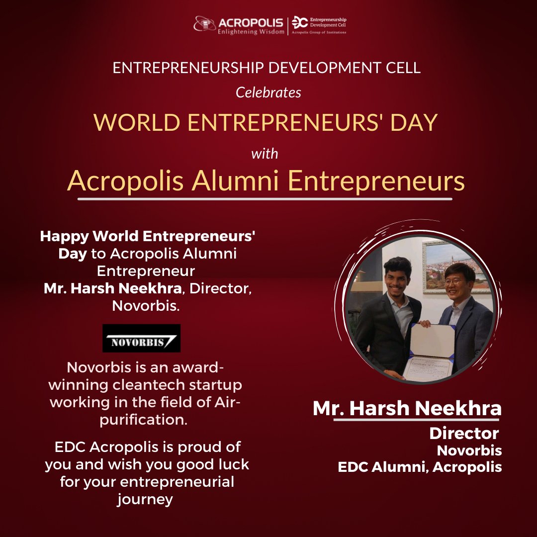 edc_acropolis's tweet photo. #HarshNeekhra #Novorbis https://t.co/37yqBccpyG