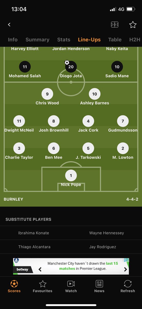 declanmahon's tweet photo. I’m guessing that’s the Burnley first choice 11. https://t.co/tp9UVKfZKZ