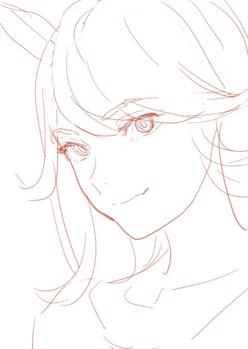 こんな感じでラフ描いてからがなー 