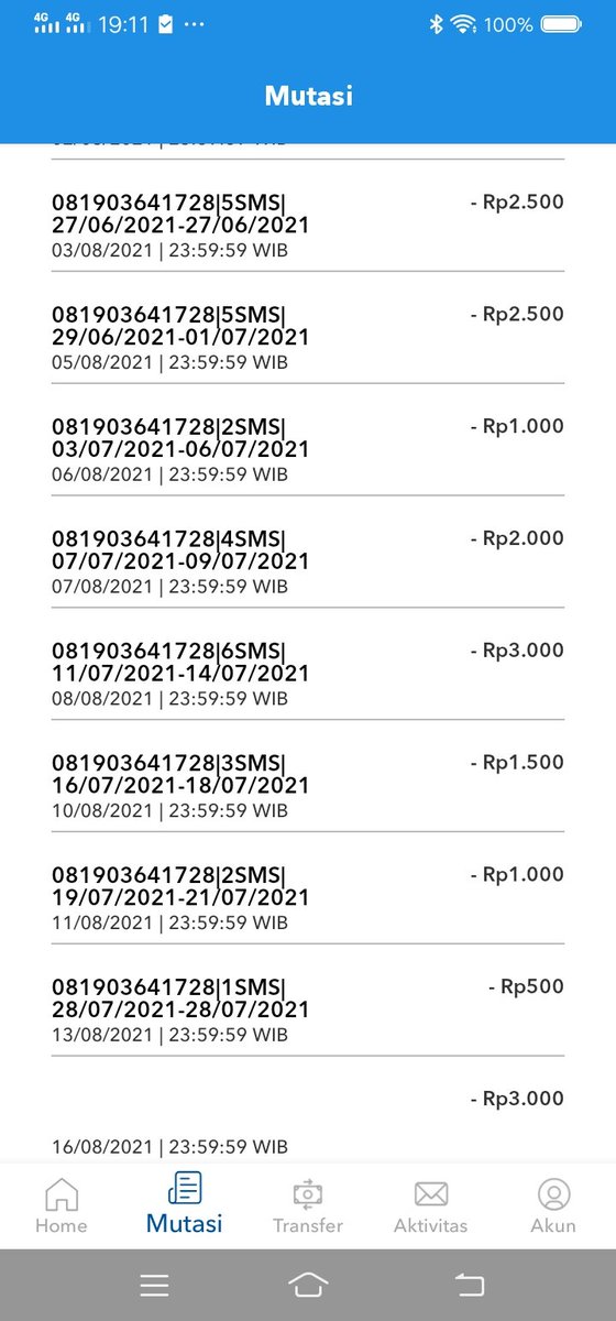 fajridyah's tweet photo. @kontakBRI apakah menerima SMS notifikasi dari BRI, ada biaya yg harus ditanggung nasabah? Bisakah hal tsb dihentikan,karena semakin banyak transaksi yg saya lakukan maka biaya SMS semakin banyak. Sedangkan di bank lain ngga ada biaya buat SMS tsb. https://t.co/LqJcl35Agn