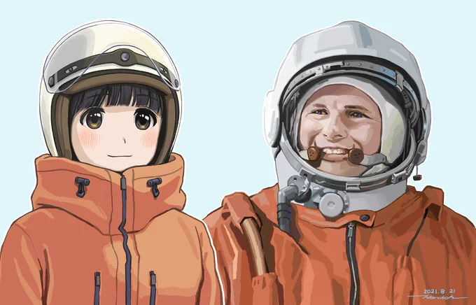 「春をつかまえに!」
「Поехали!!」 
