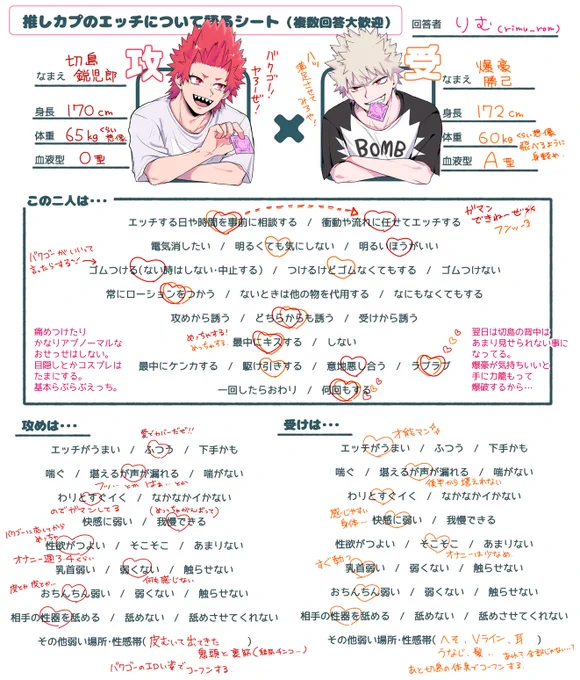 私的切爆のえっちシート 