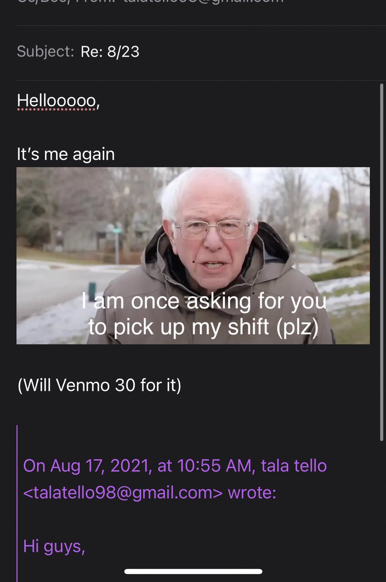 I’m getting fired