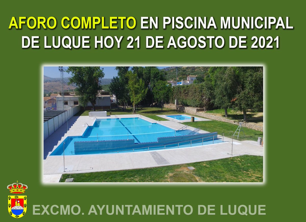 AFORO COMPLETO EN LA PISCINA MUNICIPAL