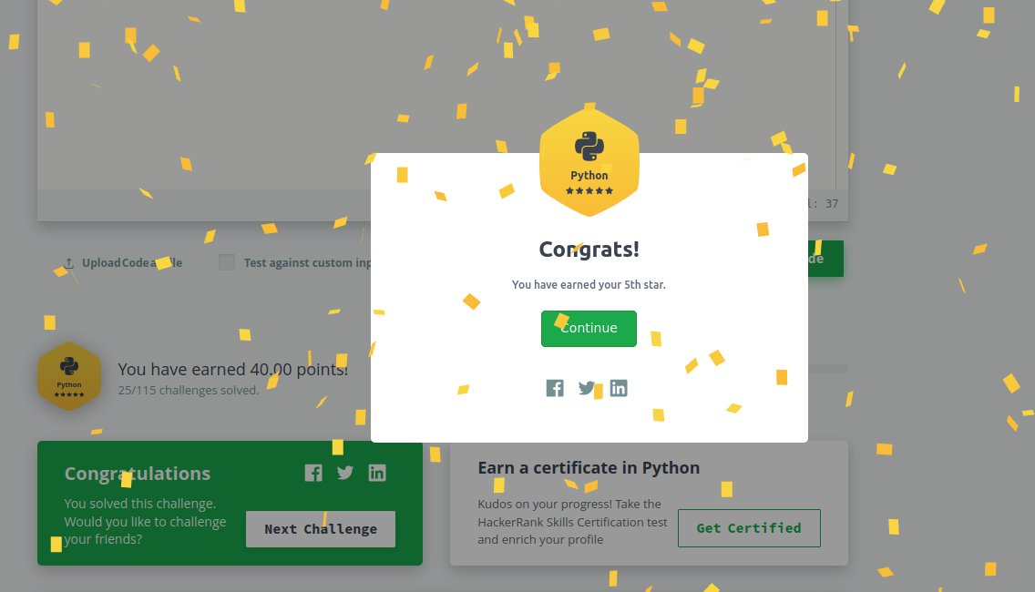 SandipC24119240's tweet photo. Just earned the Gold Badge for Python on HackerRank! https://t.co/gRYWTo9LQZ
#Python #pythonlearning #CodeNewbie #coding #programmingjoke #programming #hackerrank #studystream #twitchtv #latinaswhocode #latinasinstem https://t.co/j3P5fcNc9V