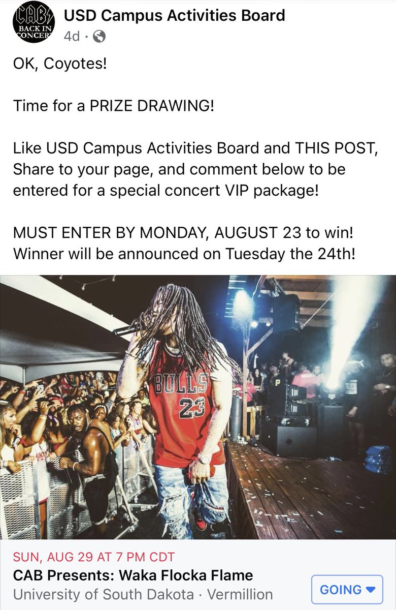 Check out our Facebook for a giveaway! Must be entered by Monday!