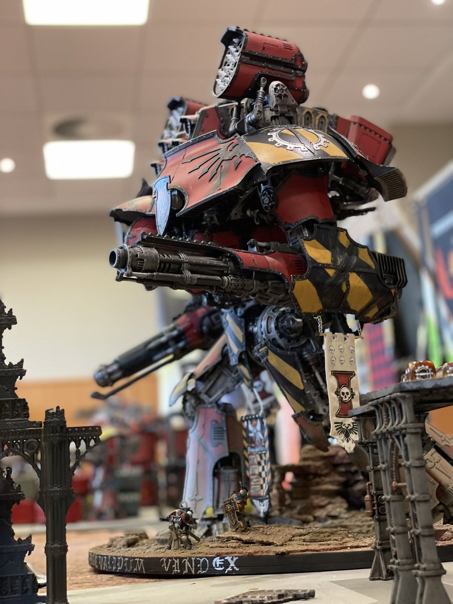 TheForgeofMars's tweet photo. Some awesome examples of some badass Titans in play. #WarhammerCommunity #Warmongers #Warmaidens #Waranthem #EngineKill https://t.co/E0jiOPgI8x