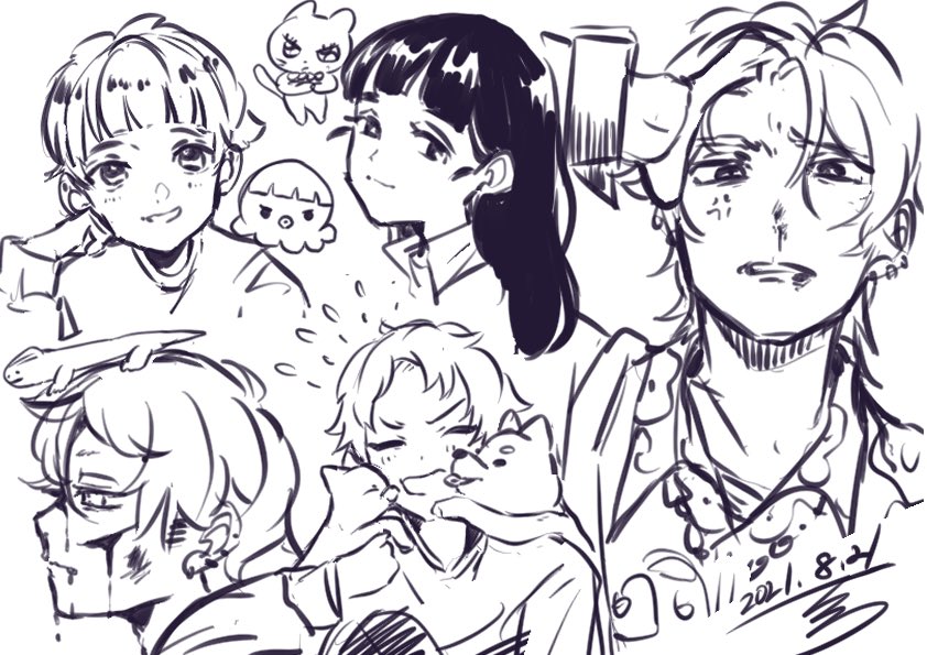 LIVEで描いたやつ👇👇 