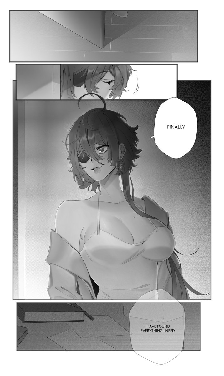 Undercover agent Kae successfully got in Ragnvindr house as a maid, seduced her master and almost accomplished her mission--
too bad she was a mere step behind
#luckae 

tw: bwobs (big) 